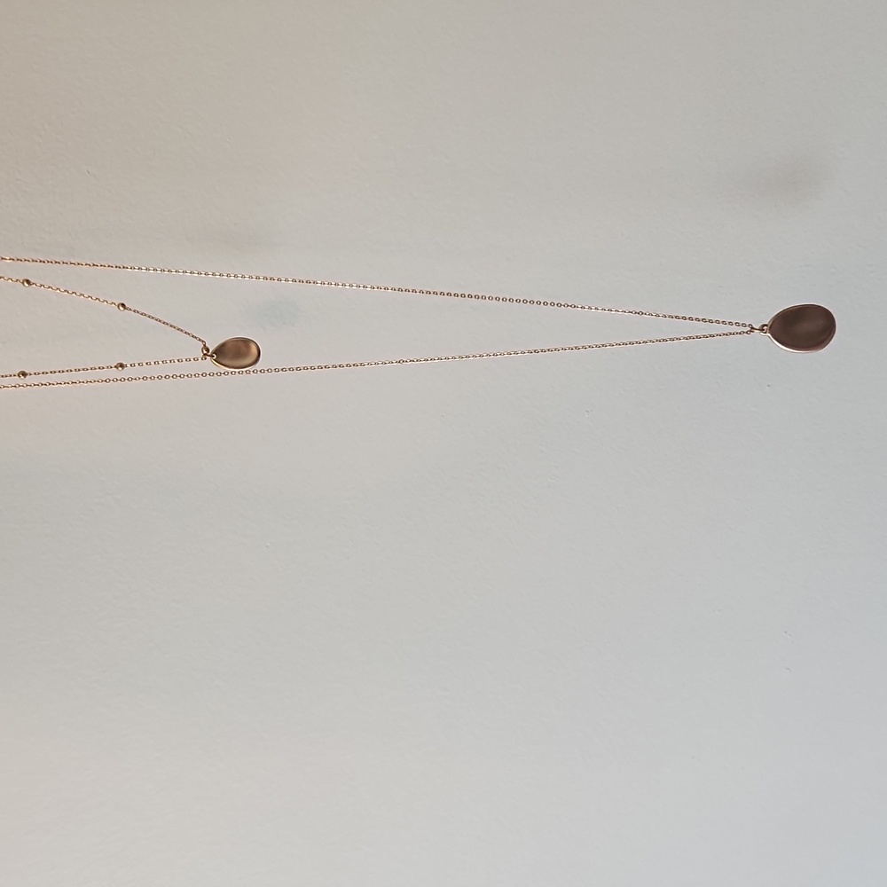 Gold Double Necklace - Picture 3 of 3